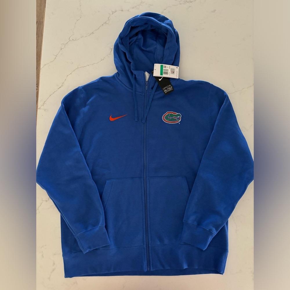 Nike Florida Gators Football Full Zip Hoodie Mens Size XL